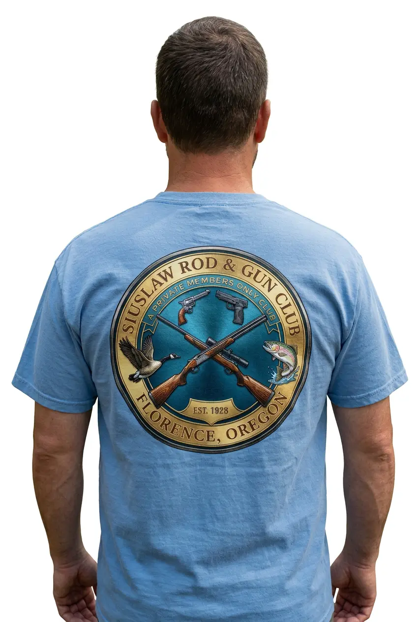 blue and gold back